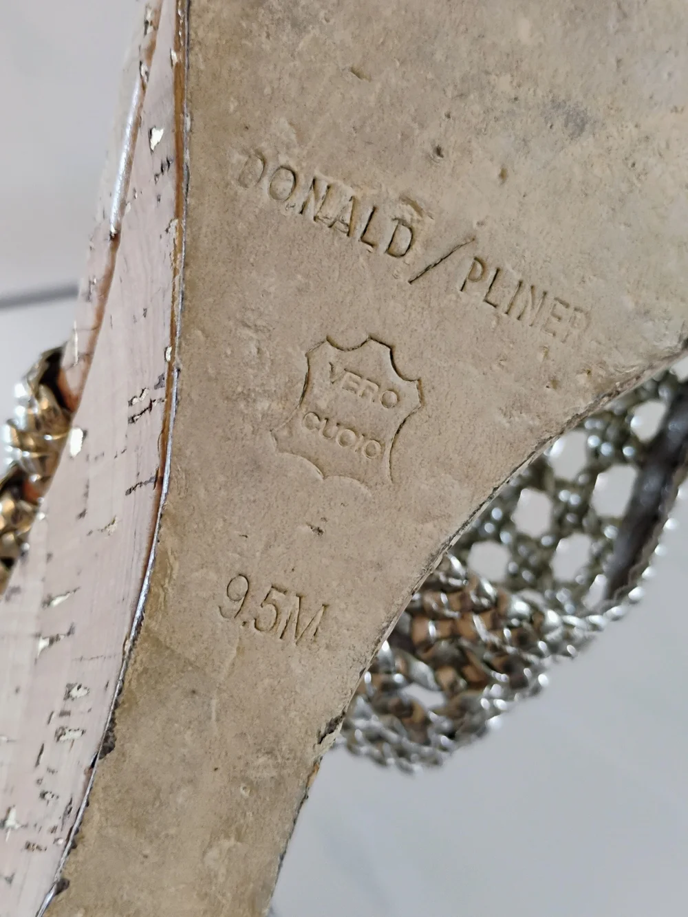 Donald J. Pliner stylish silver